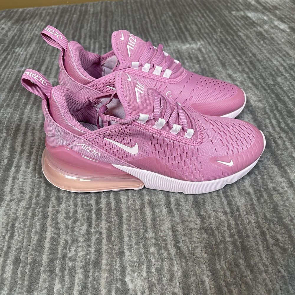Nike Air Max 270 BG Shoes Youth Size 5Y Pink Magic Flamingo Sneakers HQ1553-646